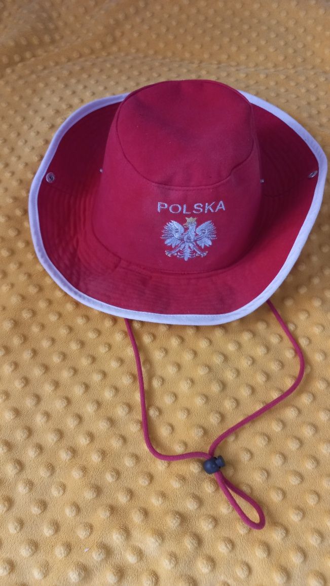 Szalik kibica Polska, czapka / kapelusz kibica. Zestaw lub szt.