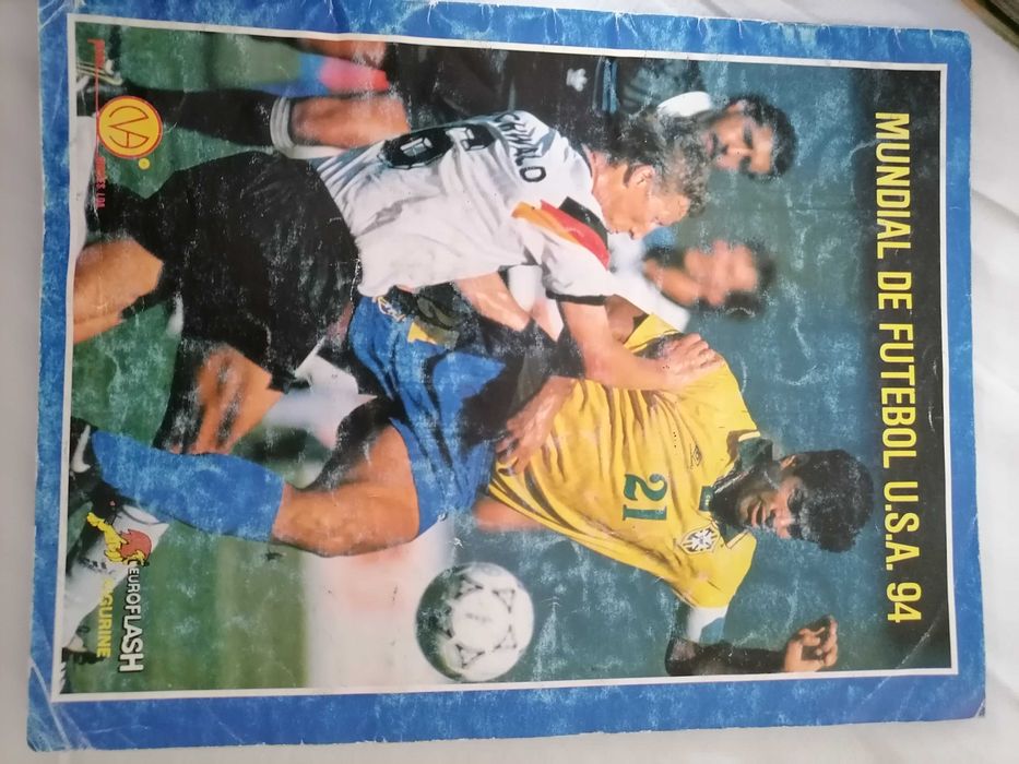 Caderneta Cromos MUNDIAL Futebol 94 U. S. A. EuroFLASH
