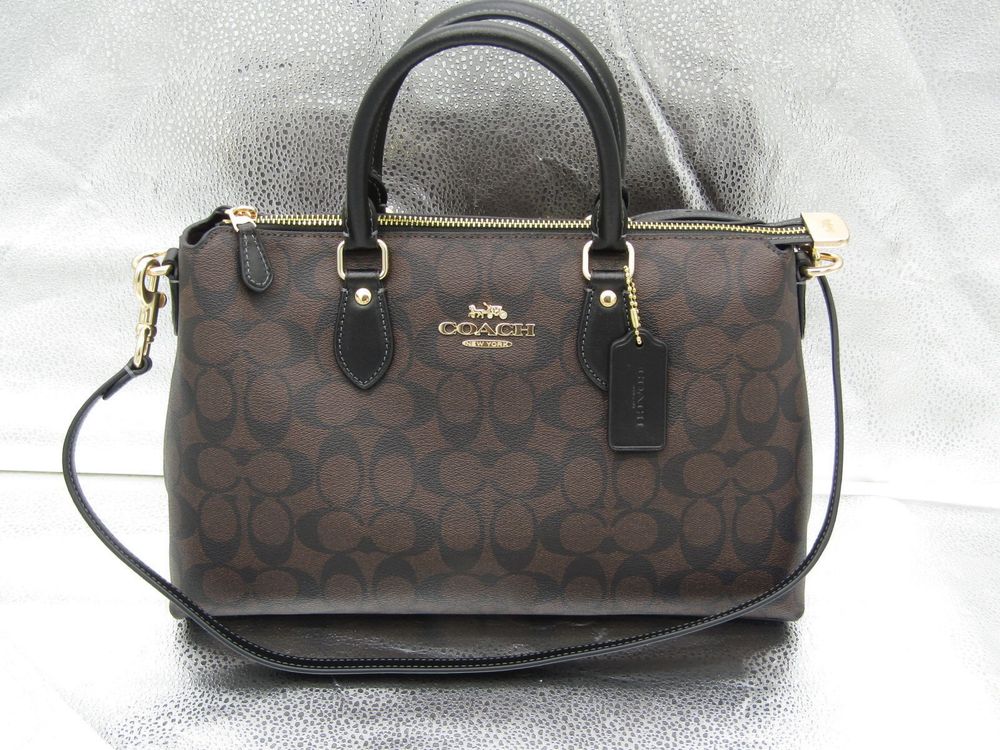 Сумка жіноча COACH Georgia Satchel Bag In Signature Canvas CR157