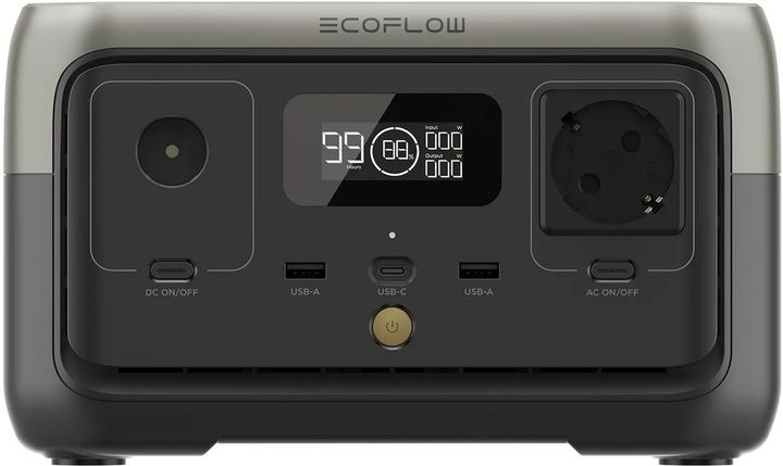 Зарядна станція EcoFlow RIVER 2 / 300 Вт / 256 Вт⋅год / LiFePO4 (RIVER