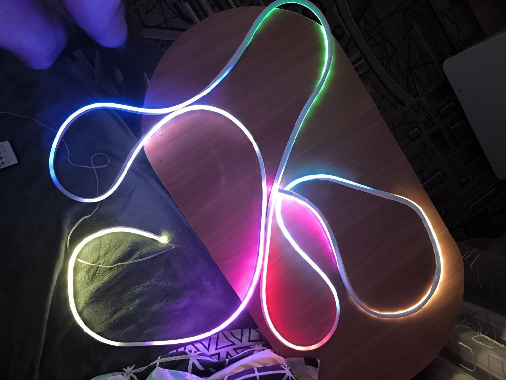 Умная гибкая неоновая светодиодная лента Neon Rope Led Bluetooth 5 М