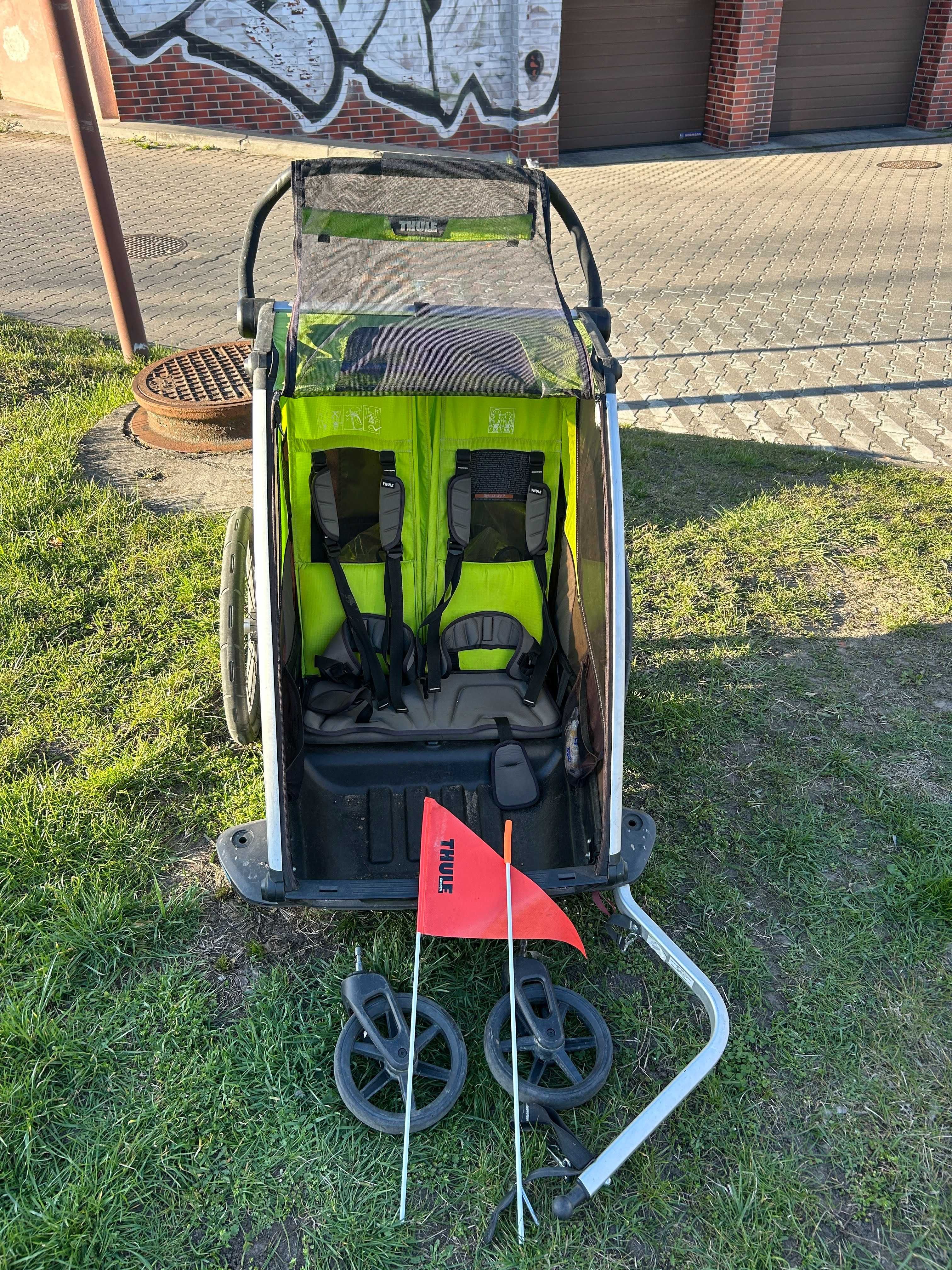Thule Cab 2 XXL – Przyczepka Rowerowa 2w1 z Pełnym Wyposażeniem