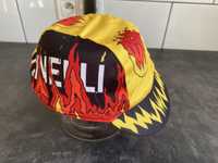 Nowa czapeczka szosowa wzór ogień [Cinelli, Campagnolo]