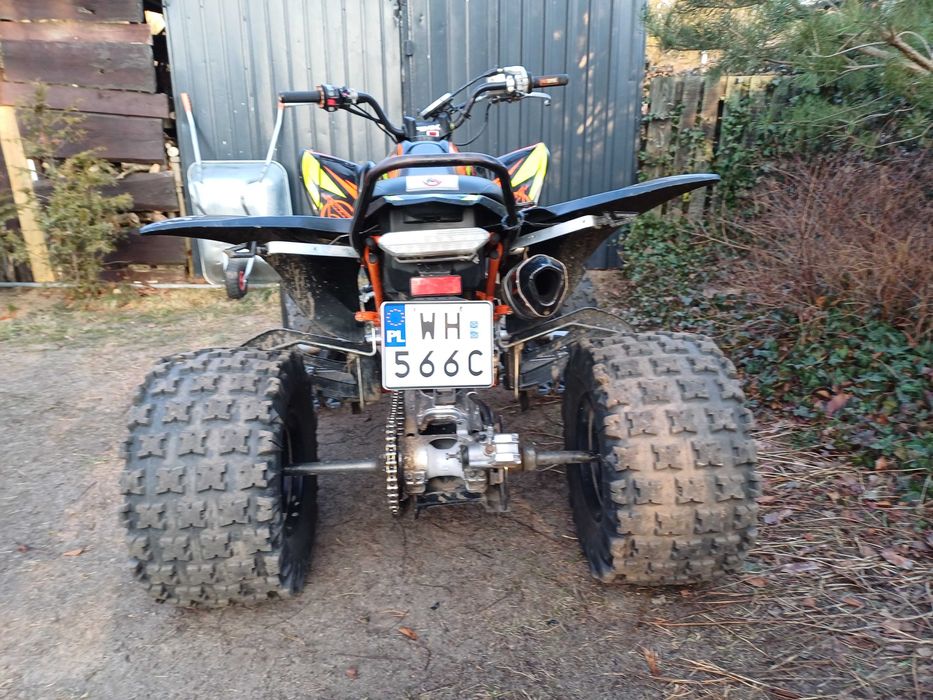 Yamaha raptor 250R zarejestrowany