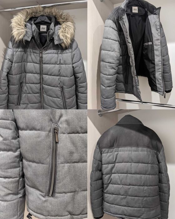 Зимняя курточка куртка дутик пуховик Zara XL