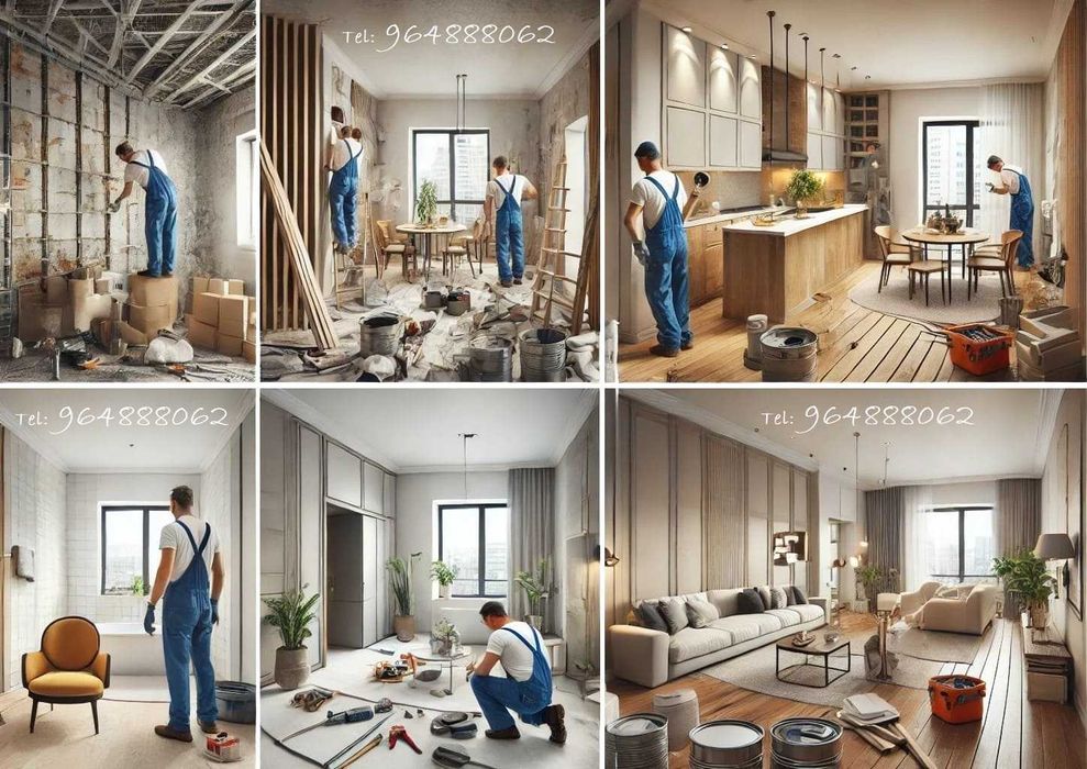 Fazemos todo pelo seu lar, obras gerais e parciais, manutenção, etc.