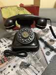 Vintage Corded Retro Telefon Stały Telefon Stary
