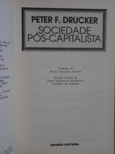 Sociedade Pós-Capitalista de Peter Drucker