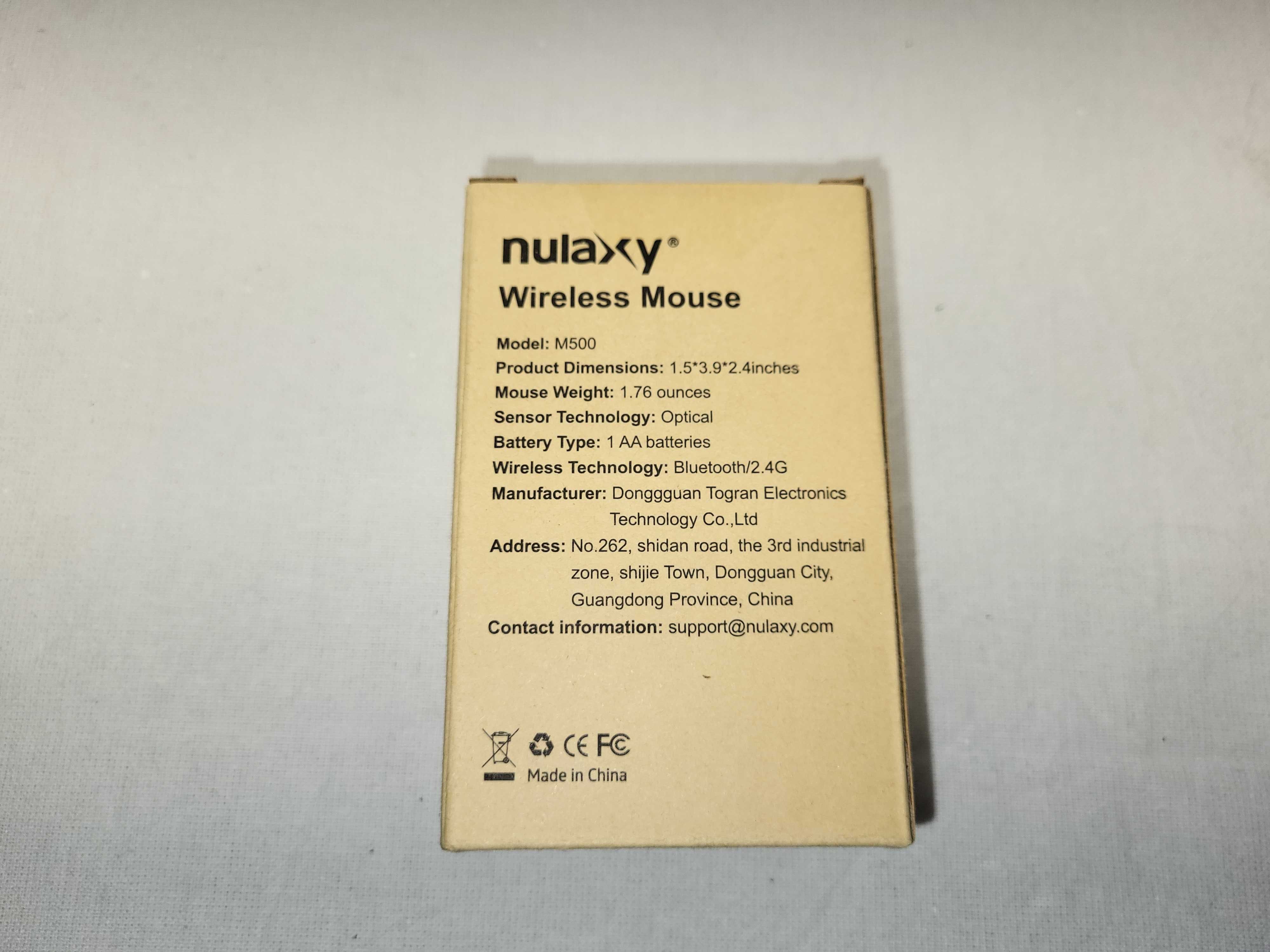Mysz optyczna NULAXY M500