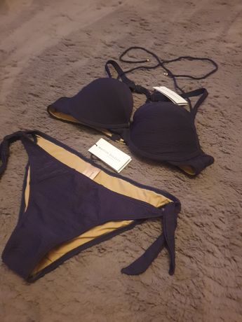 80B Marlies Dekkers kostium kąpielowy bikini  monokini paski wiązania