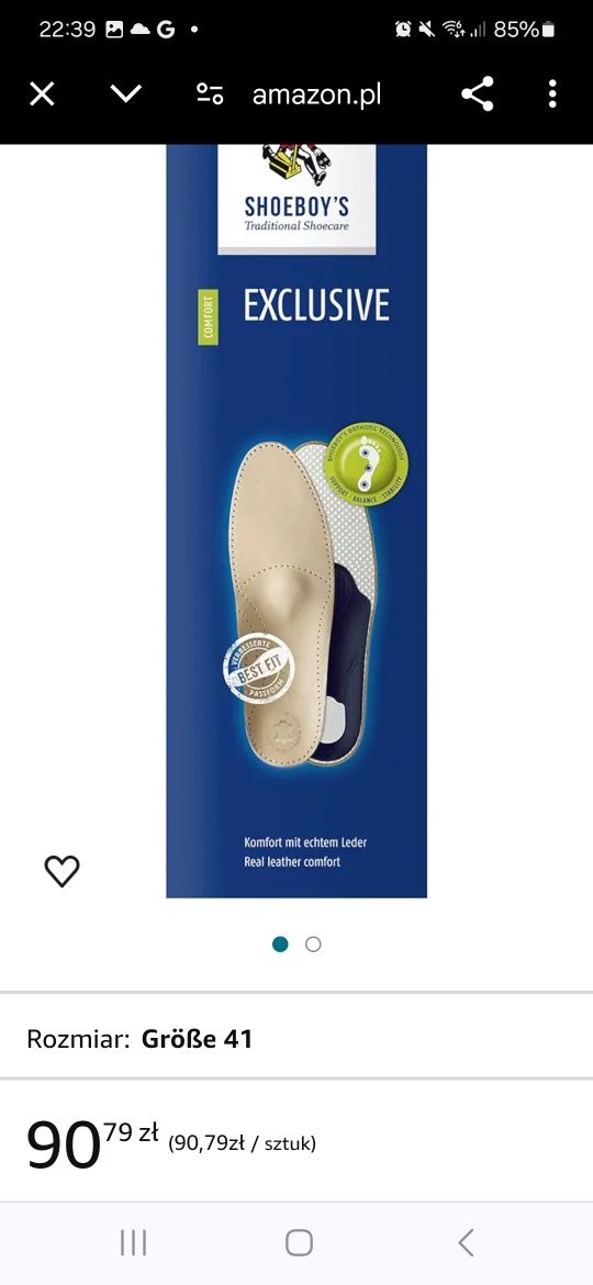 Wkładki skórzane  z węglem aktywnym Shoeboy's