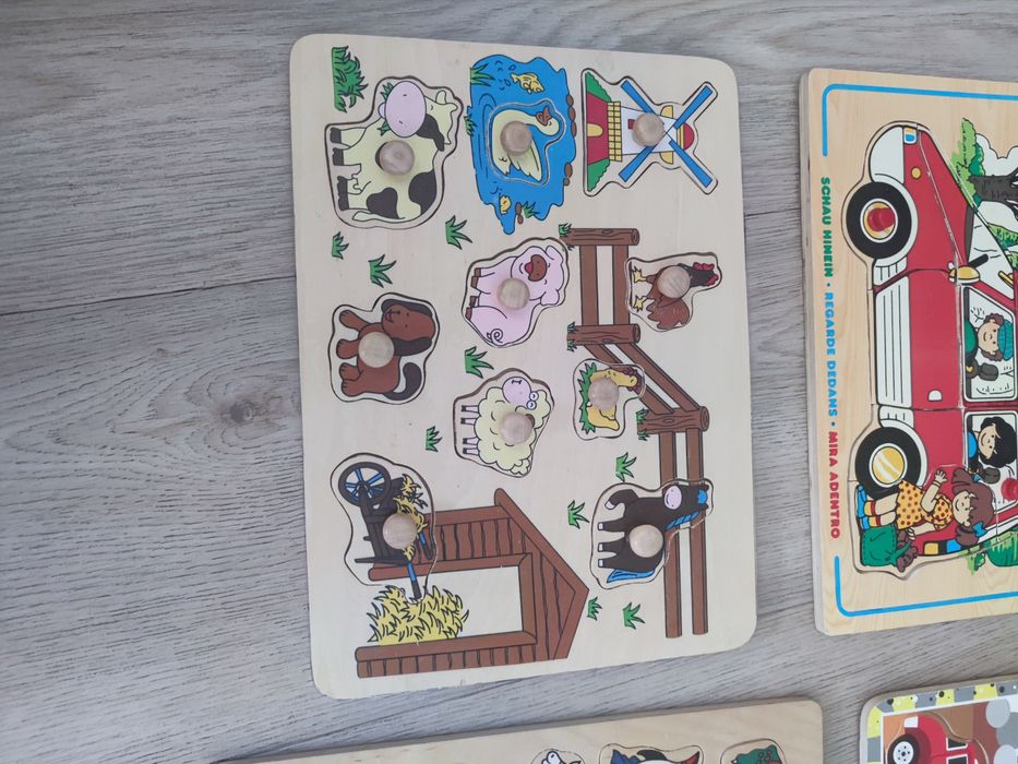 Пазлы деревянные. Рамки вкладыши детские деревянные