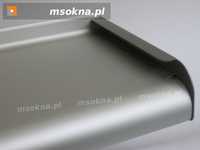 Parapety zewnętrzne ALURON aluminium 2 mm
