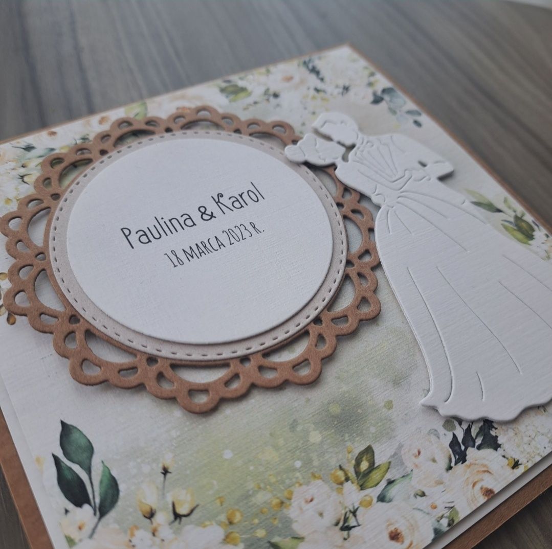 Personalizowana kartka ślubna