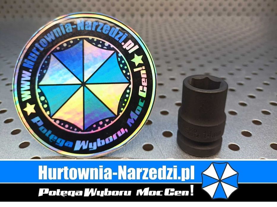 Nasadka Udarowa 1/2" 14mm klucz 14mm nasadka 14mm Honiton
