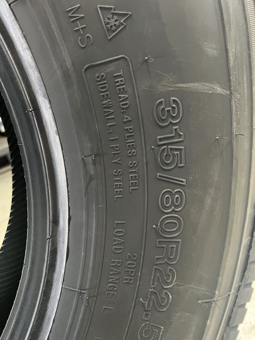 Nowe opony 315/80R22.5 HF628 ciezarowe napęd +VAT23%