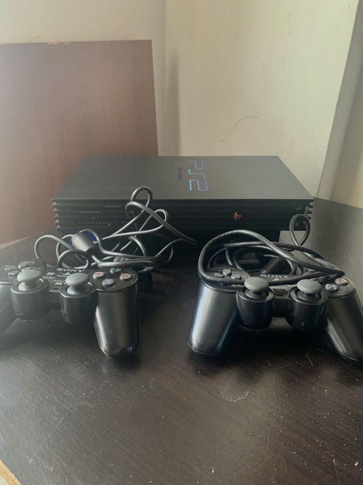 PS2 FAT Original com mala da playstation com comandos originais