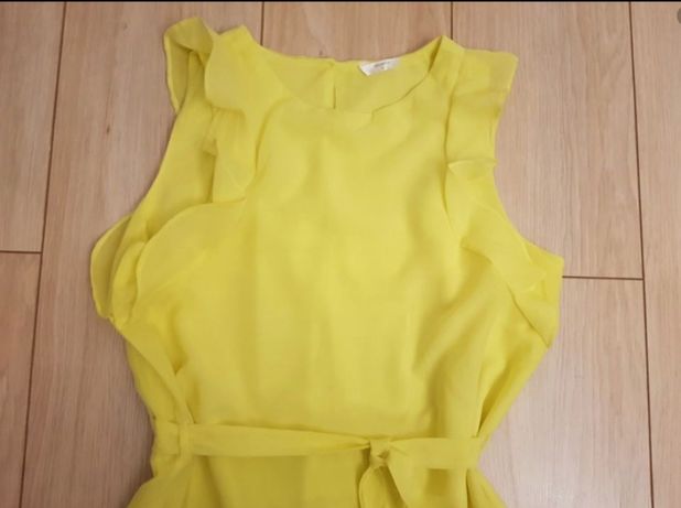 Sukienka żółta rozmiar S 36