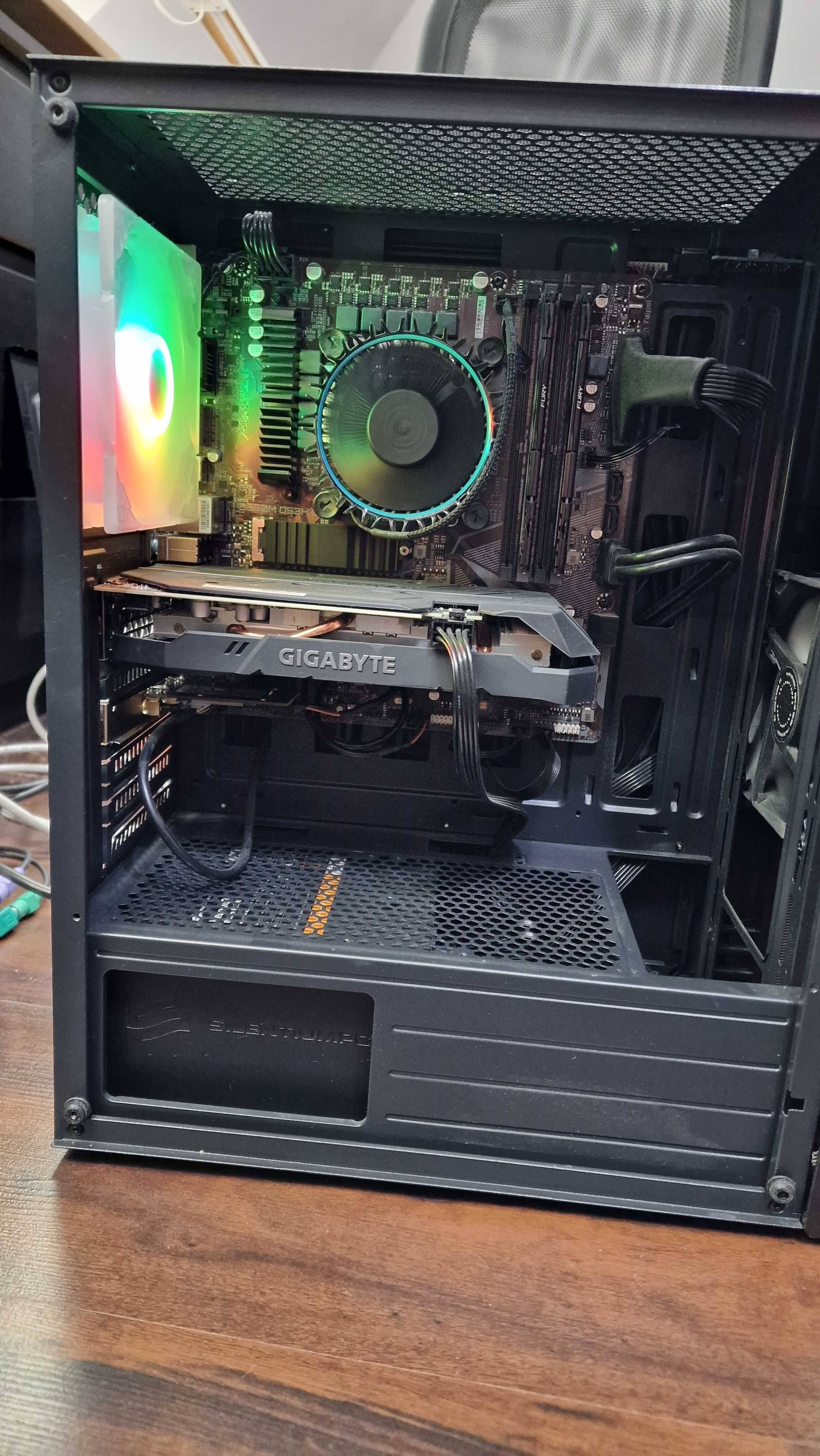 PC Gameingowy, Komputer do gier - i5, RTX 2060, Win11 + Monitor Curved