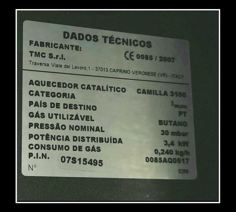 Aquecedor a Gás 'BP'