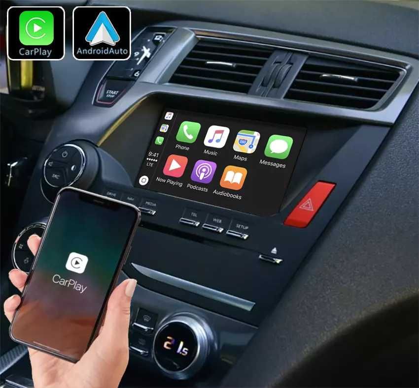 Zestaw P&P Radio Navi NAC Citroen DS5 - Carplay Android Auto TOMTOM