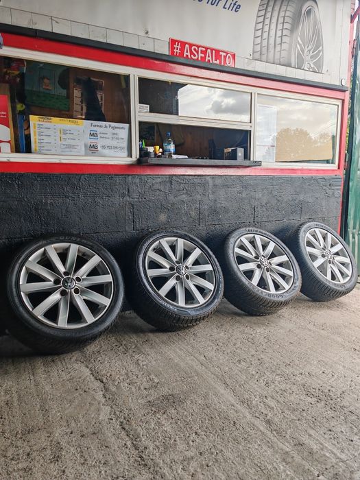Jantes 17 5x112 com pneus!