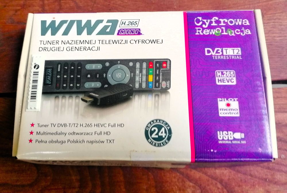 Dekoder WIWA DVB-T2 H.265 HEVC FULL HD Mini