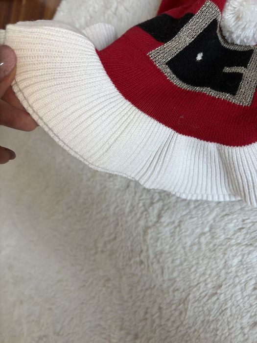 Stroj swiateczny swieta sweter h&m i bambosze paputki niechodki 74