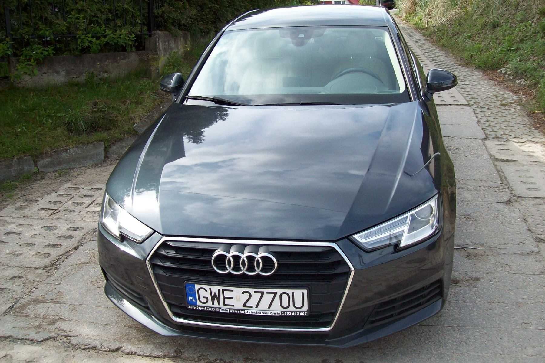 audi a4 b9 sedan 2,0 tdi 2016r 61 tkm 150km skora bananowe