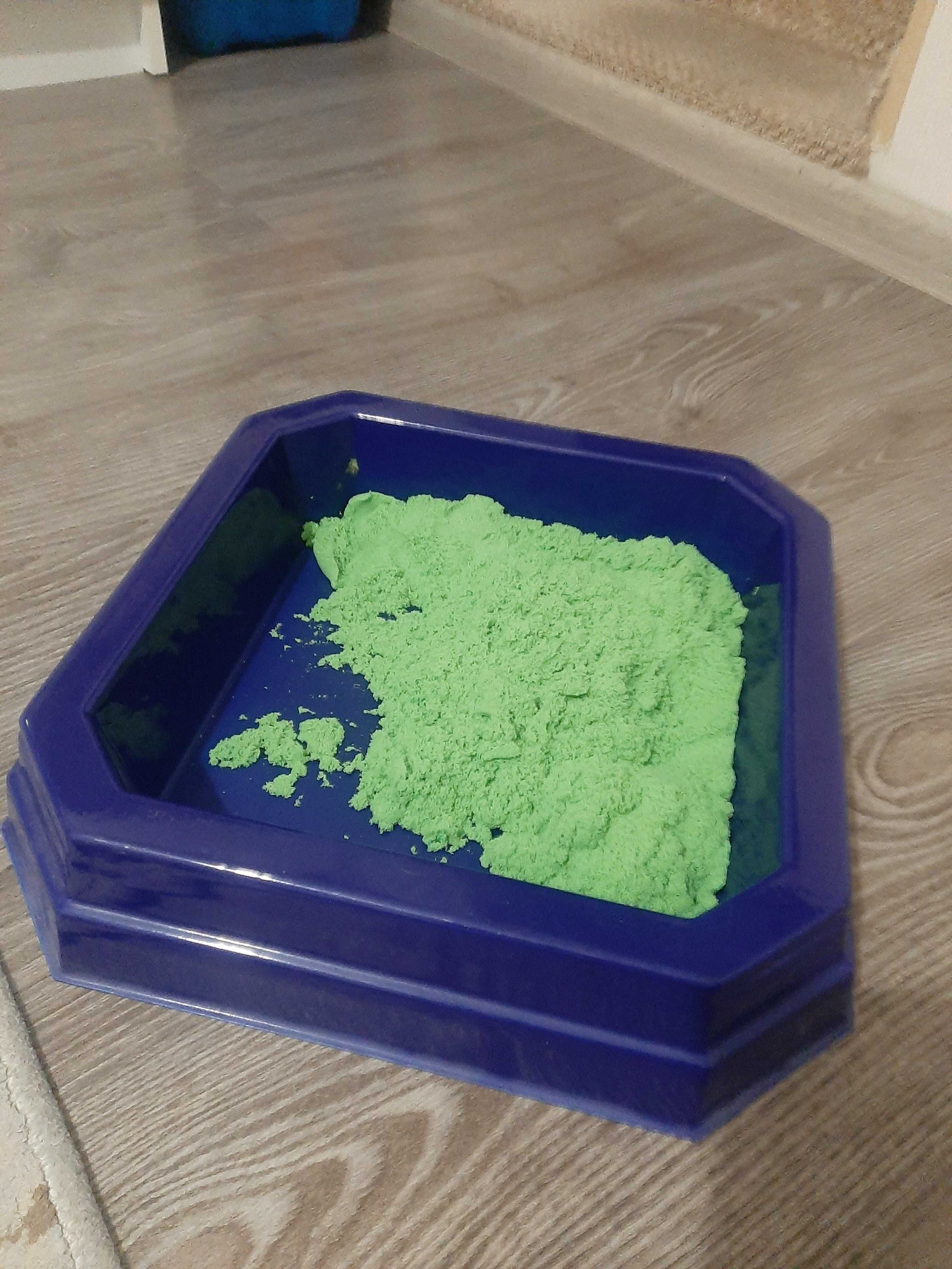 Кінетичний пісок Kinetic Sand  + пісочниця