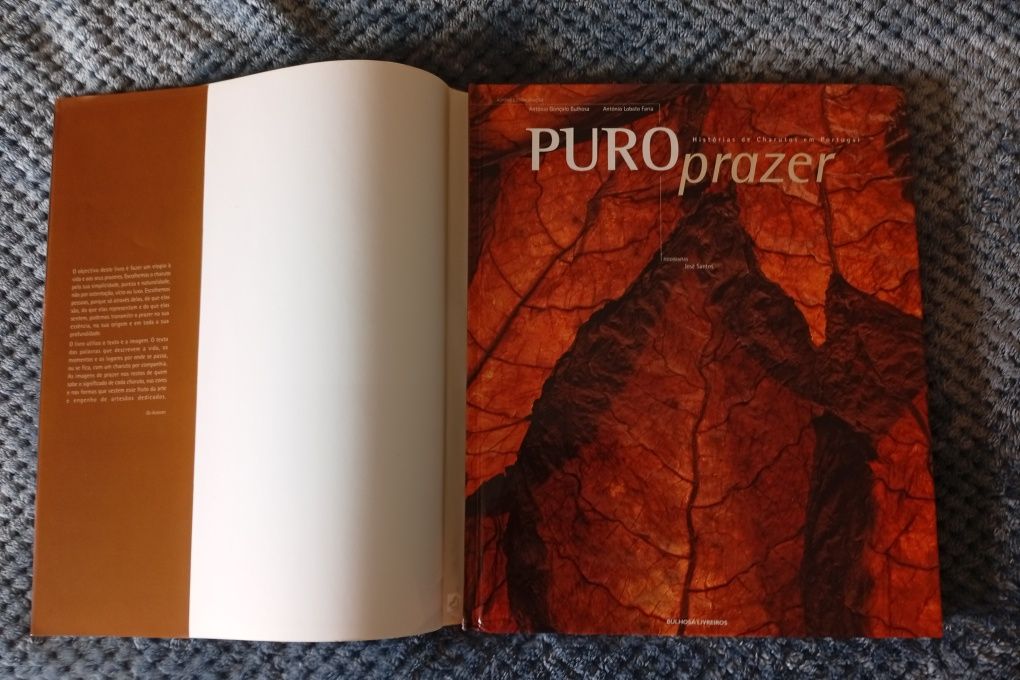 Livro Puro Prazer Histórias de Charutos em Portugal