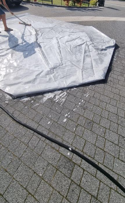 Duża plandeka na zadaszenie