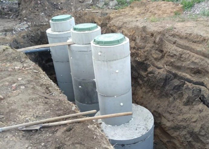Каналізація з бетонних кілець септик - КБ180 армований бетон