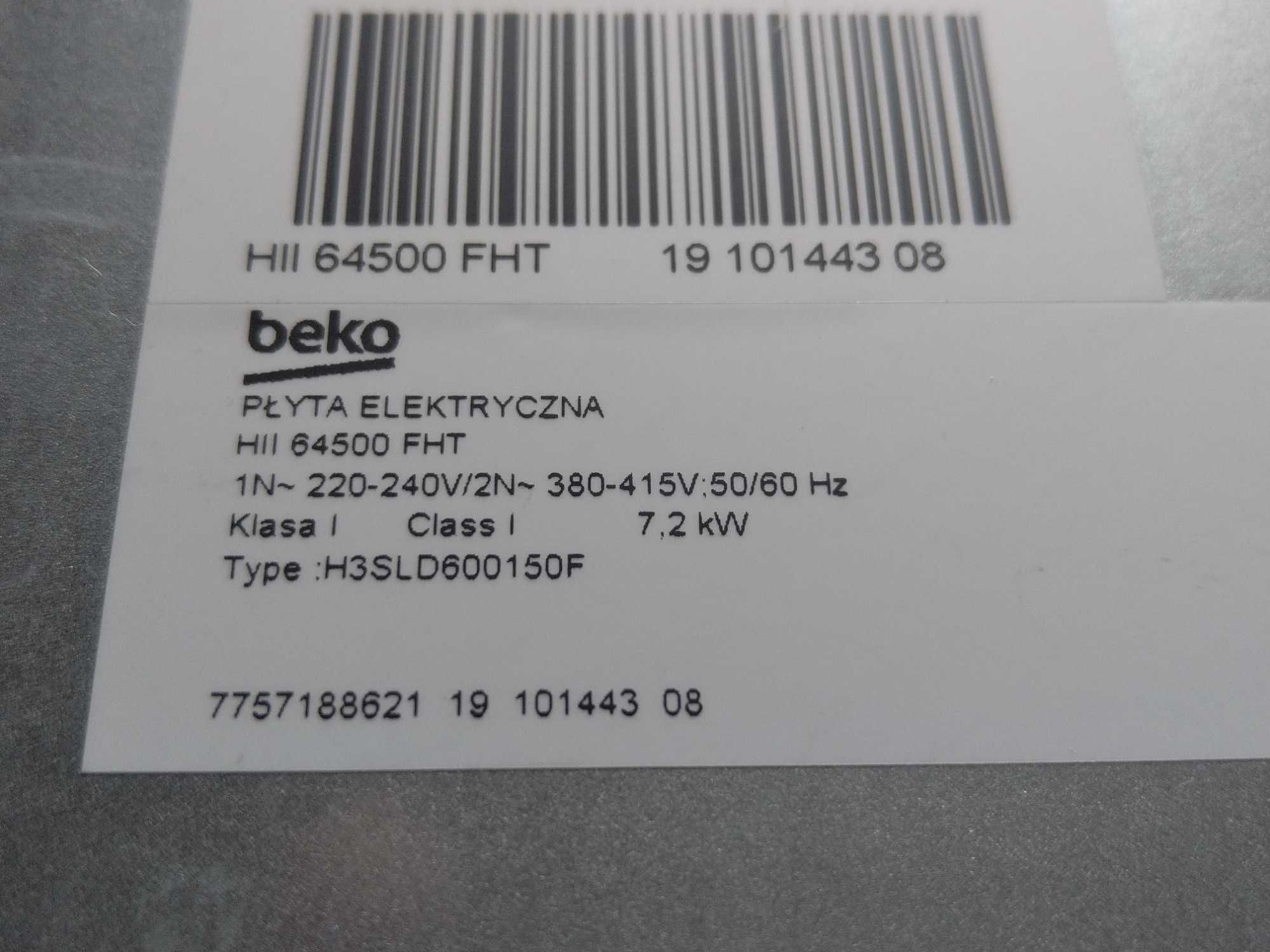 Płyta indukcyjna Beko HII 64500 FHT