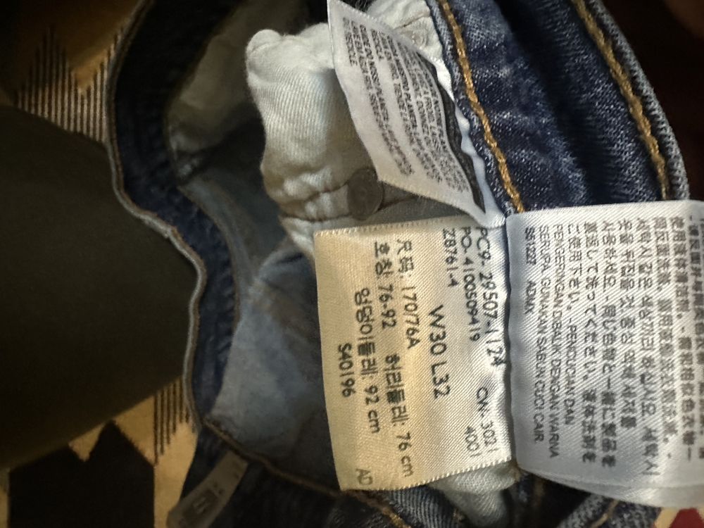 Оригінальні джинси Levi's 502 Taper