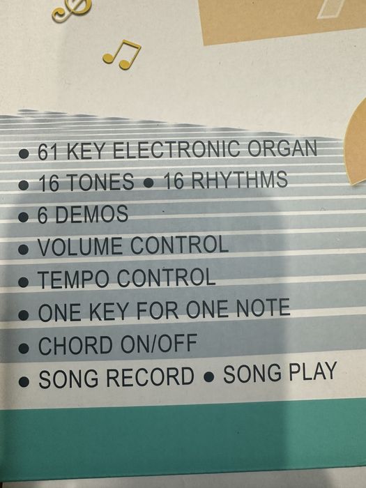 Дитячий синтезатор піаніно з мікрофоном