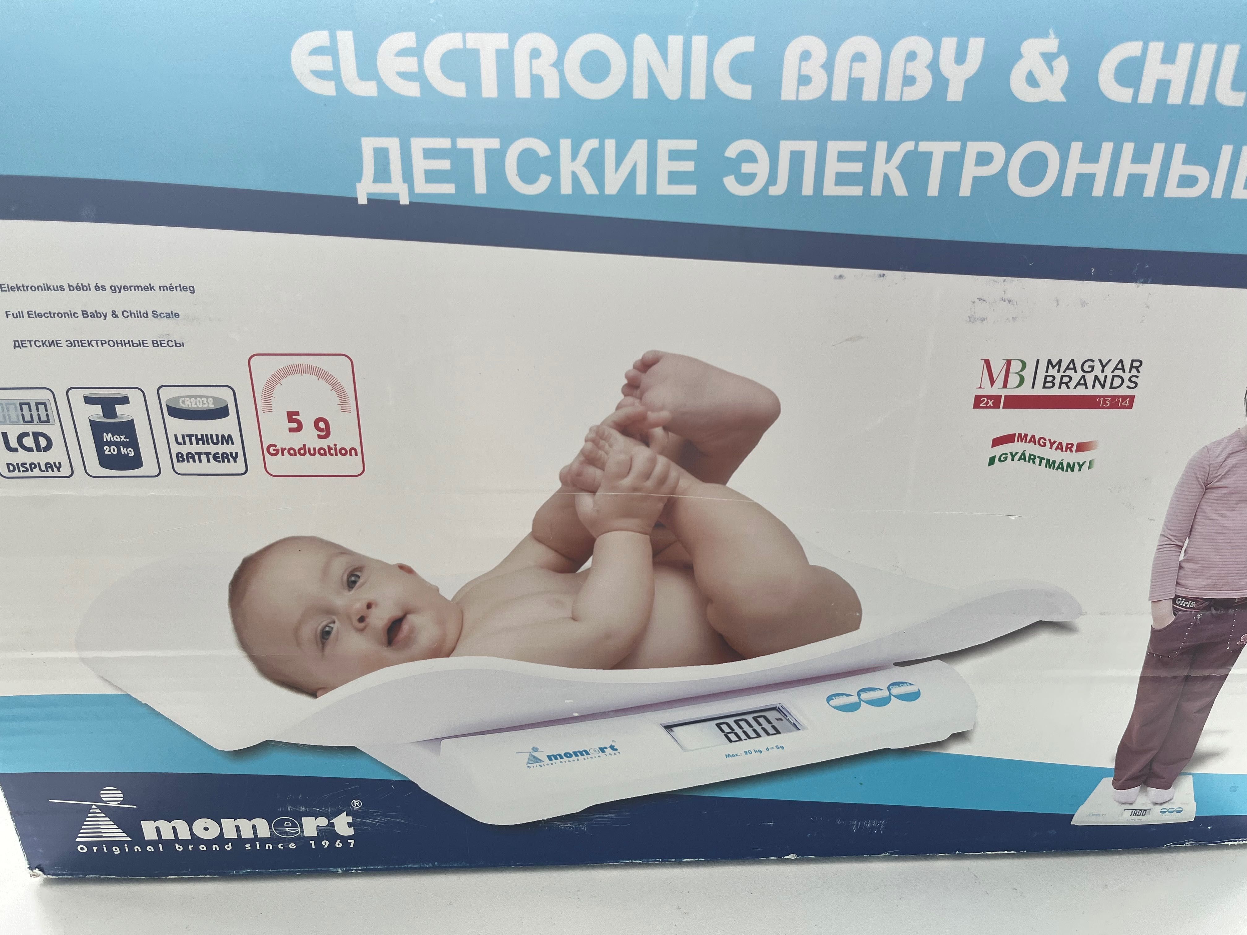 Продам электронные весы для взвешивания ребенка, детские весы, momert