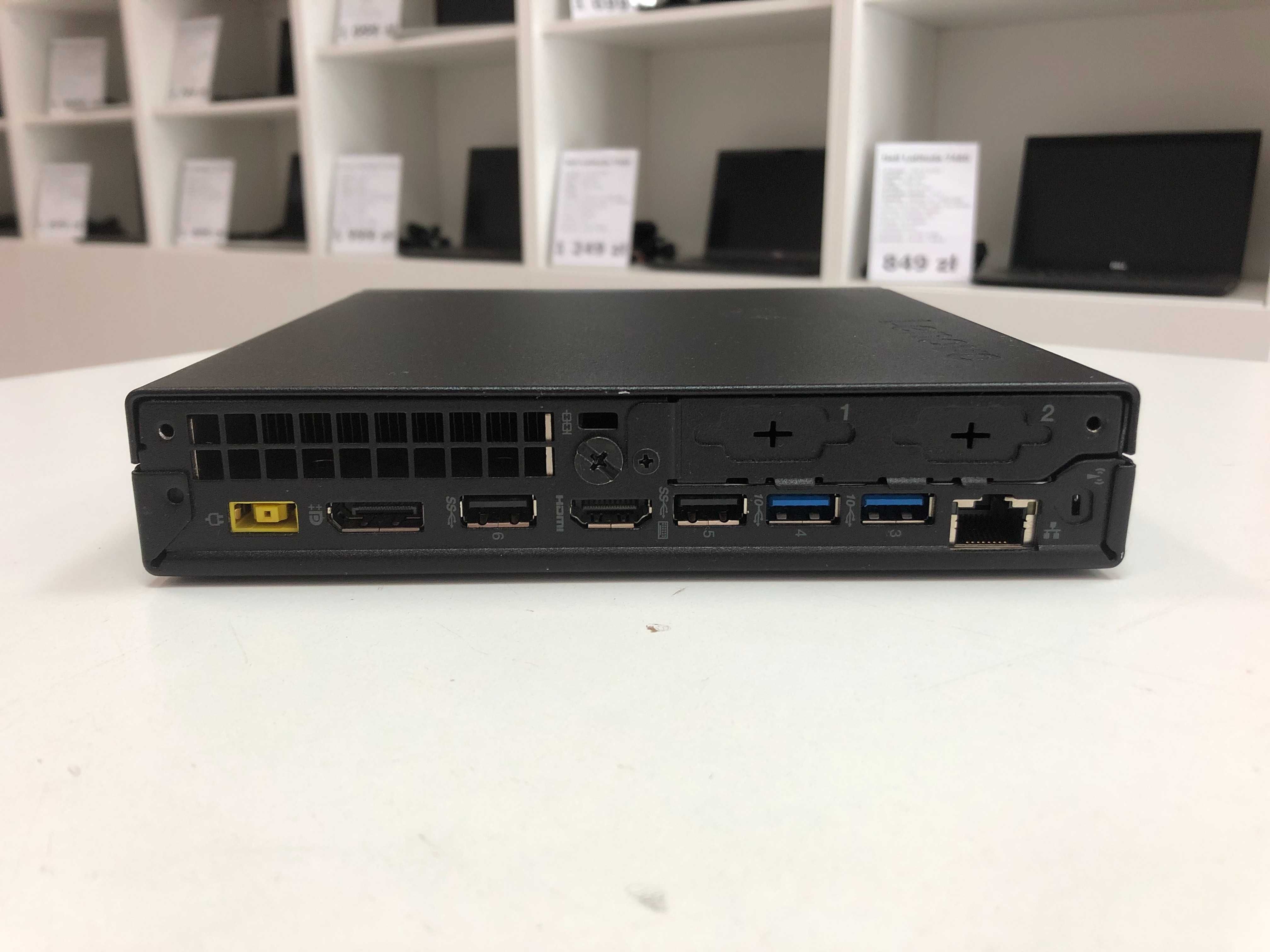 Zgrabny i wydajny Lenovo ThinkCentre M720q USFF i5-8gen 32GB 512SSD
