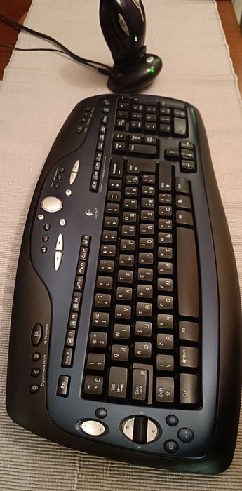 Бездротові клавіатура і мишка Logitech LX700 Black USB+PS/2 (комплект)