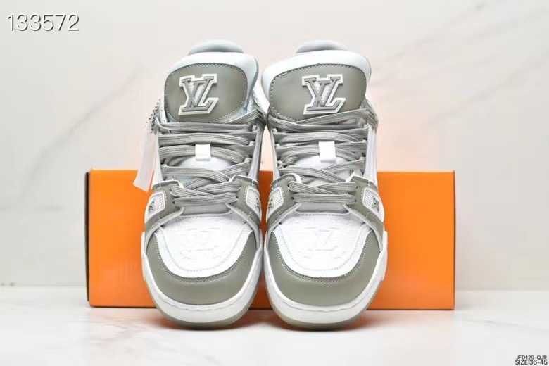 buty Espadryle Louis_Vuitton_LV_Trainer_White_GrayEspadryle  r.43