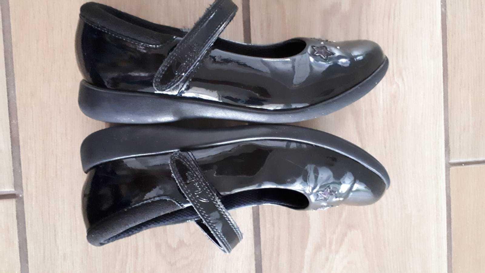Buty galowe, baleriny, Clarks, r. 31,5 (20,5 cm)
