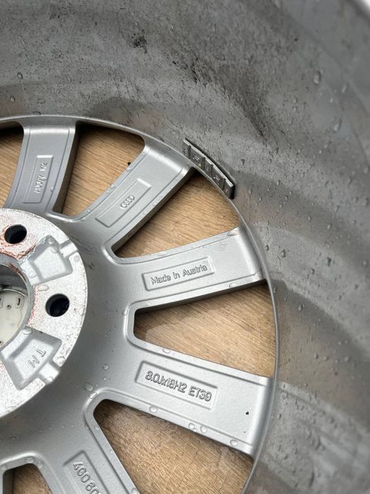 Goauto оригінальні диски Audi 5/112 r18 et39 8j dia66,6 як нові видуби