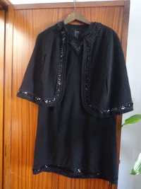 Vestido de cerimonia senhora antigo/ Conjunto de duas peças