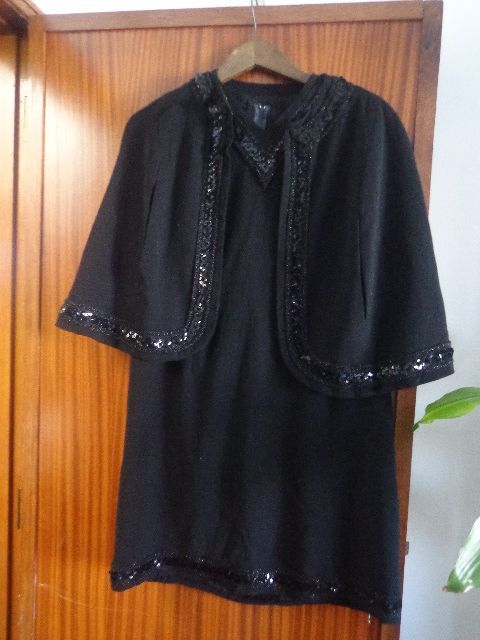 Vestido de cerimonia senhora antigo/ Conjunto de duas peças