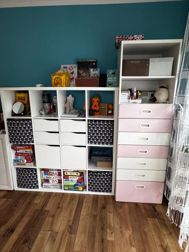Meble dzieciecięce IKEA  SMASTAD łóżko na a tresoli +szafki