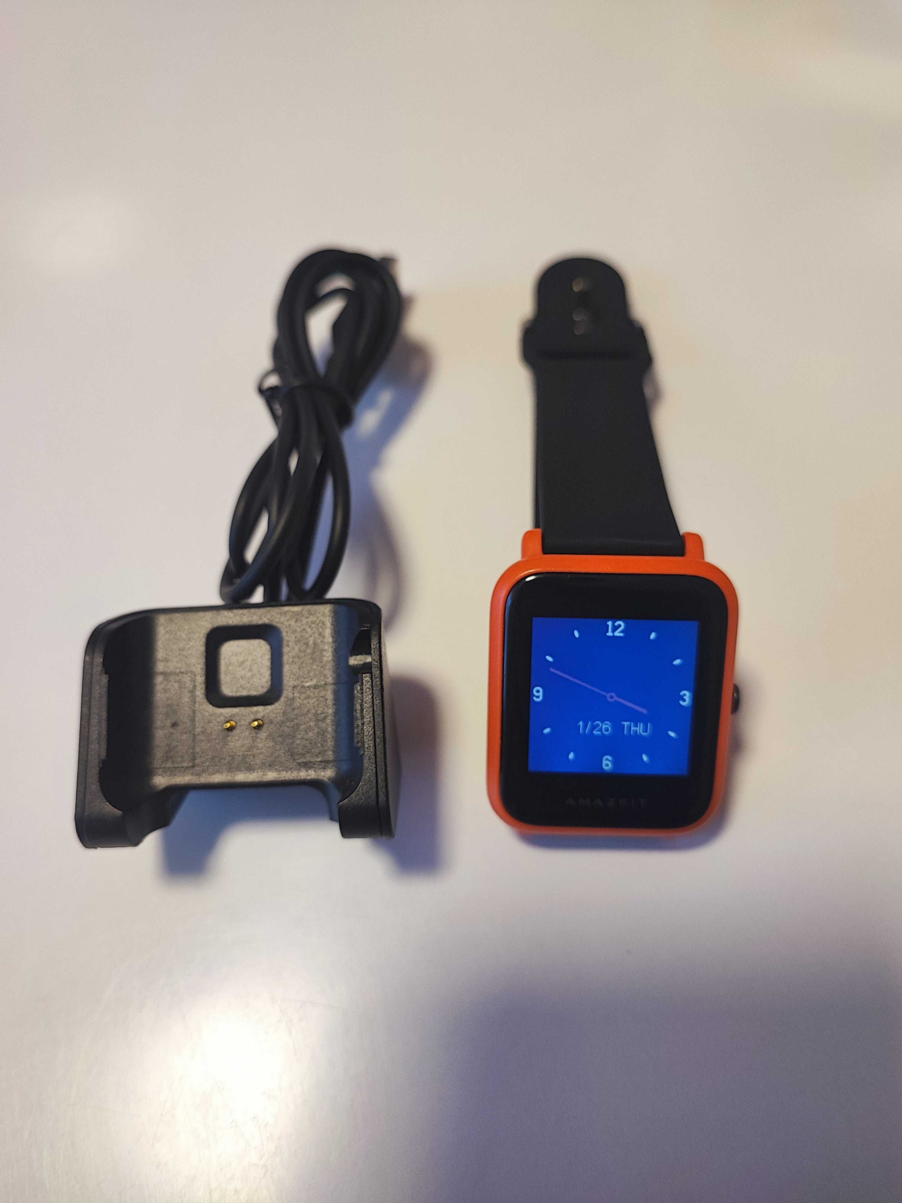 Смарт часы Xiaomi Amazfit Bip GPS A1608 CinnabarRed отличное состояние
