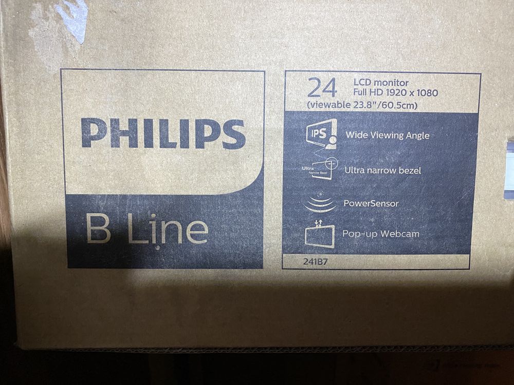 Монітор Philips 23.8" Full HD IPS Безрамочний Колонки Повний фарш