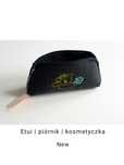 Etui z filcu kosmetyczka filcowa piórnik organizer filc szary szara