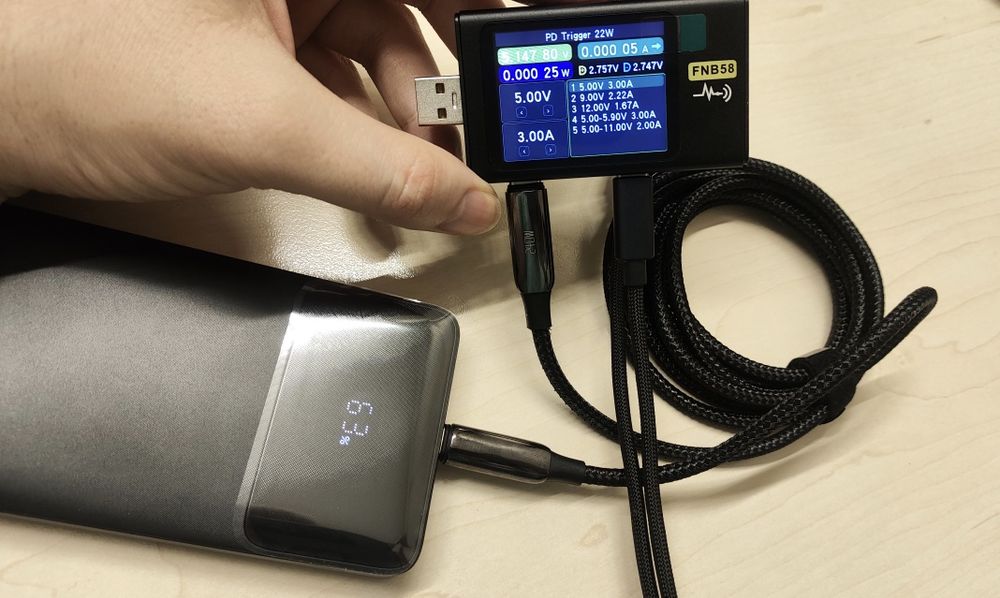 Тестер USB Fnirsi Fnb58