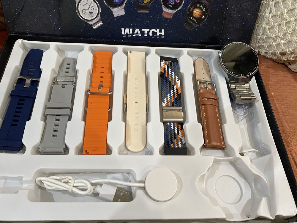 SmartWatch com 7 pulseiras